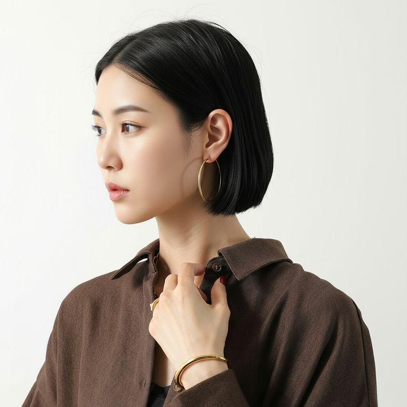 MARIA BLACK Senorita 50 フープピアス MARIA BLACK（マリアブラック） ピアス Senorita 50 Hoop セニョリータ