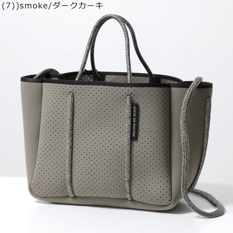 美品 ステートオブエスケープ 現行 プティエスケープ ネオプレン 2way ショルダー クロスボディ ハンド バッグ ポーチ付 定価53900円 STATE OF ESCAPE（ステイトオブエスケープ） ショルダーバッグ Petite