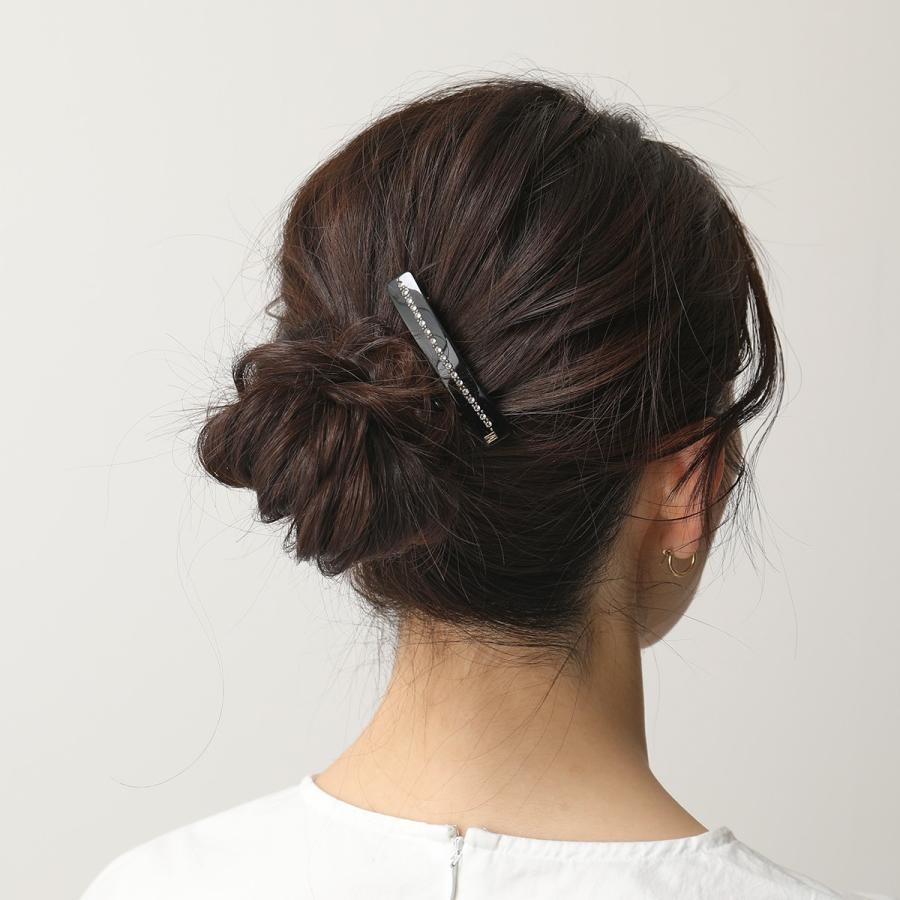 【美品】アレクサンドルドゥパリ パール&スワロフスキー 上品バレッタ TIMELESS COLLECTION】 ⁡ 肌なじみのいいヌードピンクのバレッタ