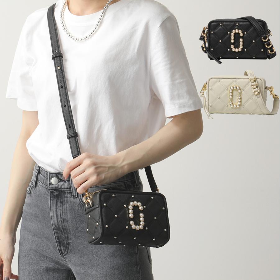Marc Jacobs マークジェイコブス M The Quilted Softshot 17 With Pearls カラー2色 キルティングレザー パール ショルダーバッグ 鞄 レディース インポートセレクト Musee 通販 Yahoo ショッピング