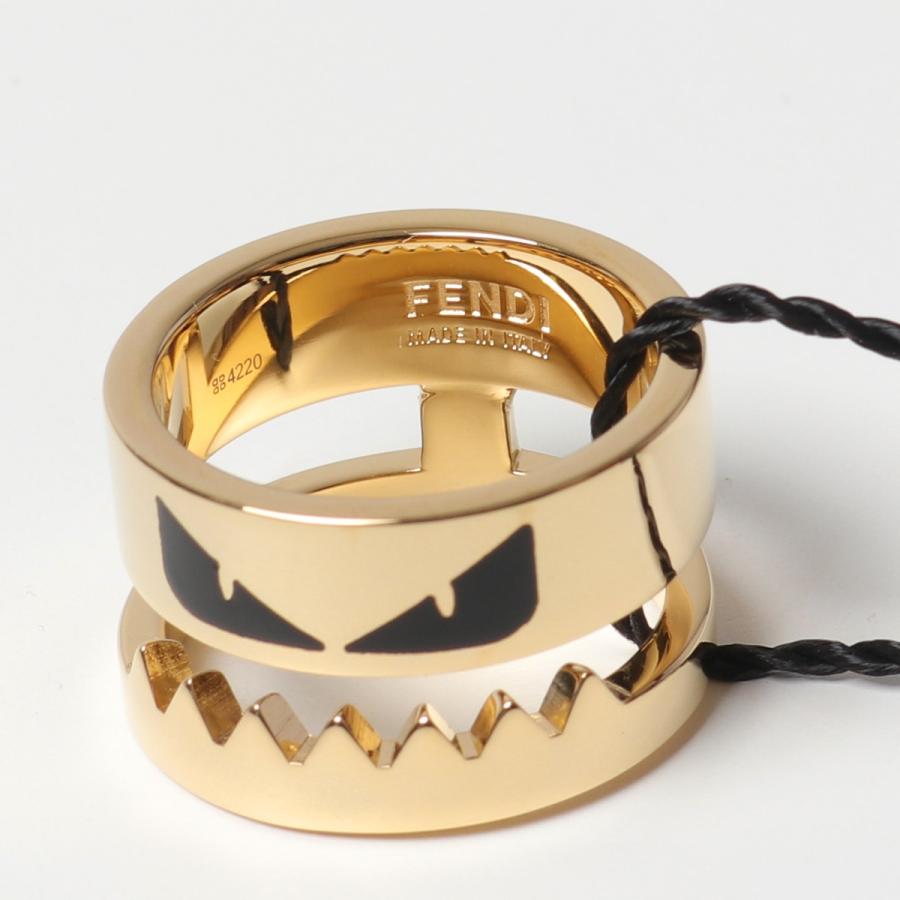 FENDI フェンディ 7AJ108 B09 ANELLO OCCHI BUGS METALLO SP FENDI フェンディ 7AJ108 B09 ANELLO OCCHI BUGS METALLO SP