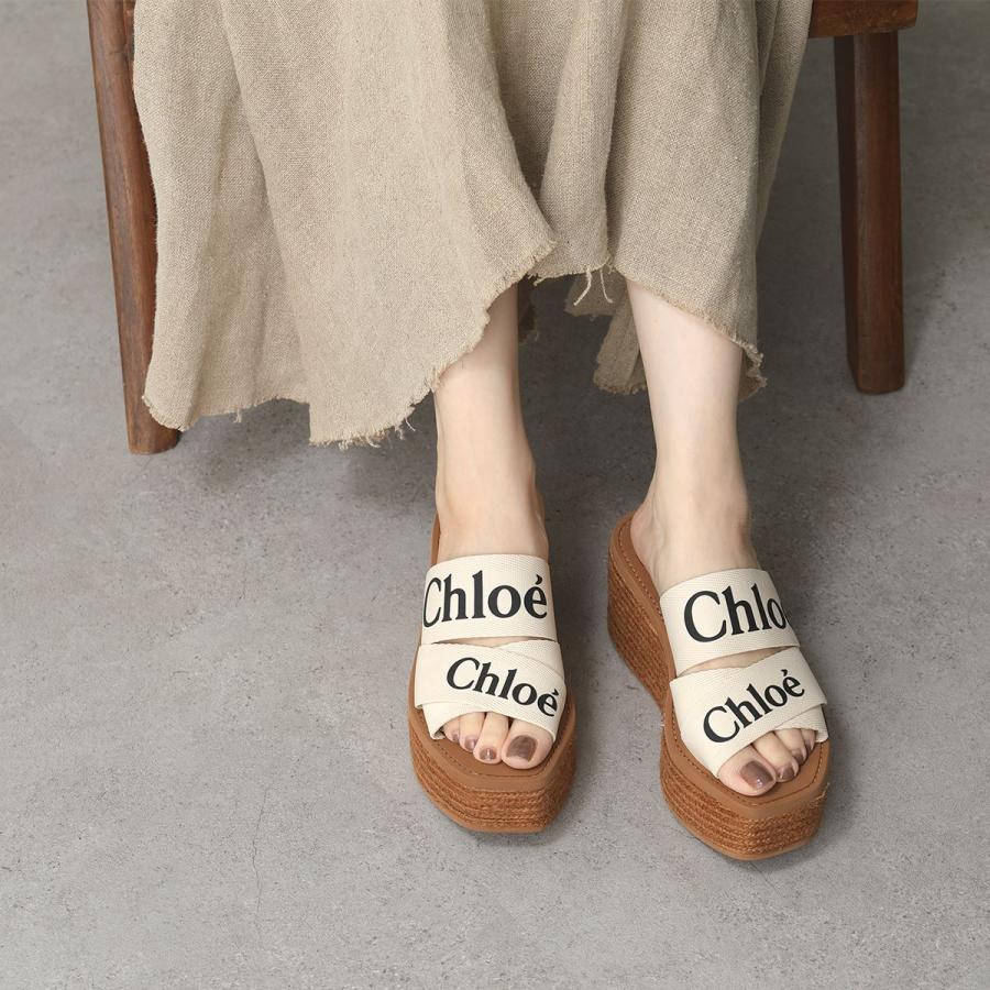 Chloe クロエ サンダル WOODY ウッディ CHCU CHCUZ3