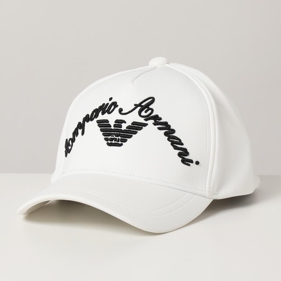 Emporio Armani エンポリオアルマーニ 1p552 ベースボールキャップ 立体ロゴ刺繍 帽子 Off White メンズ インポートセレクト Musee 通販 Yahoo ショッピング