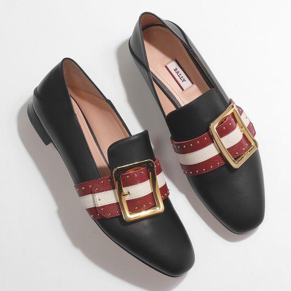 BALLY バリー JANELLE TRUNK/00 6228191 レザー ローファー スリッポン 