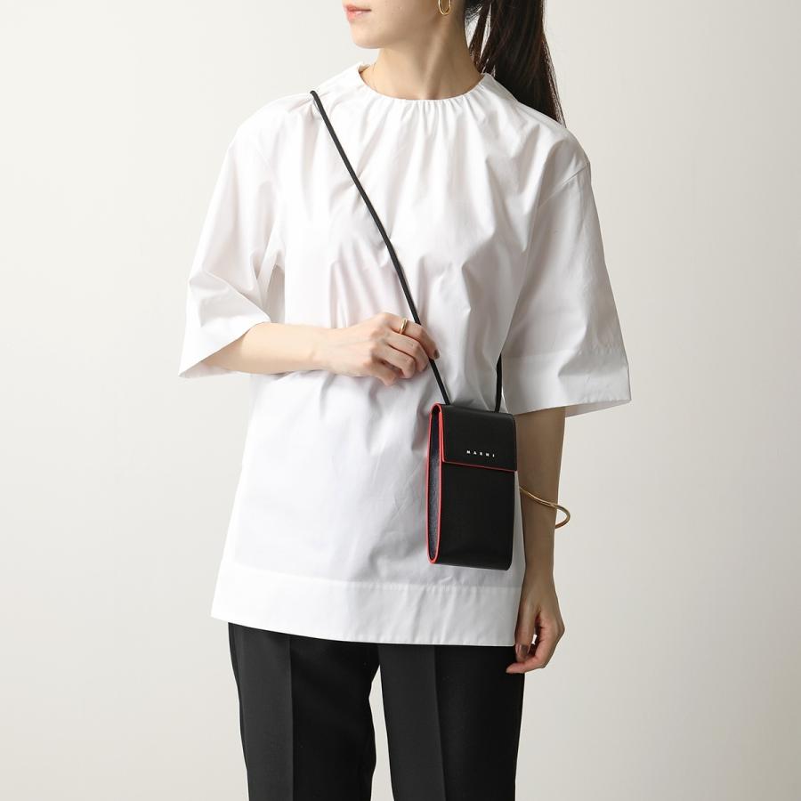 MARNI マルニ TEMI0009U0 P2644 シャイニーカーフスキン フォン MARNI マルニ TEMI0009U0 P2644 シャイニーカーフスキン フォン