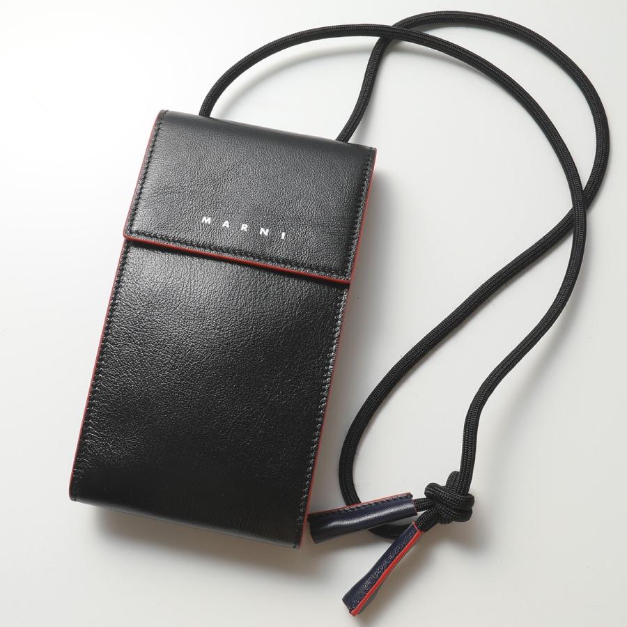 MARNI レザーネックポーチ