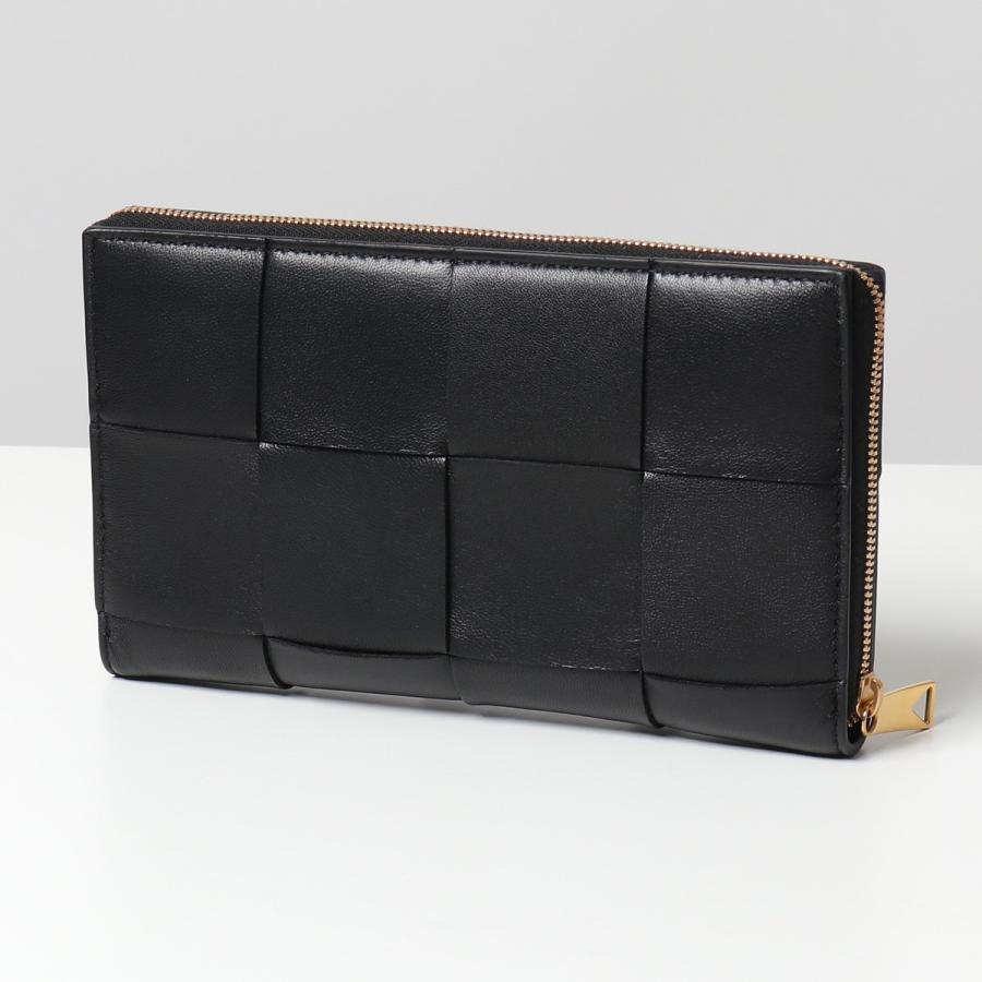◇ボッテガヴェネタ◇レザー/イントレチャート/ラウンドファスナー/長財布 BOTTEGA VENETA（ボッテガ・ヴェネタ） ラウンドファスナー長財布