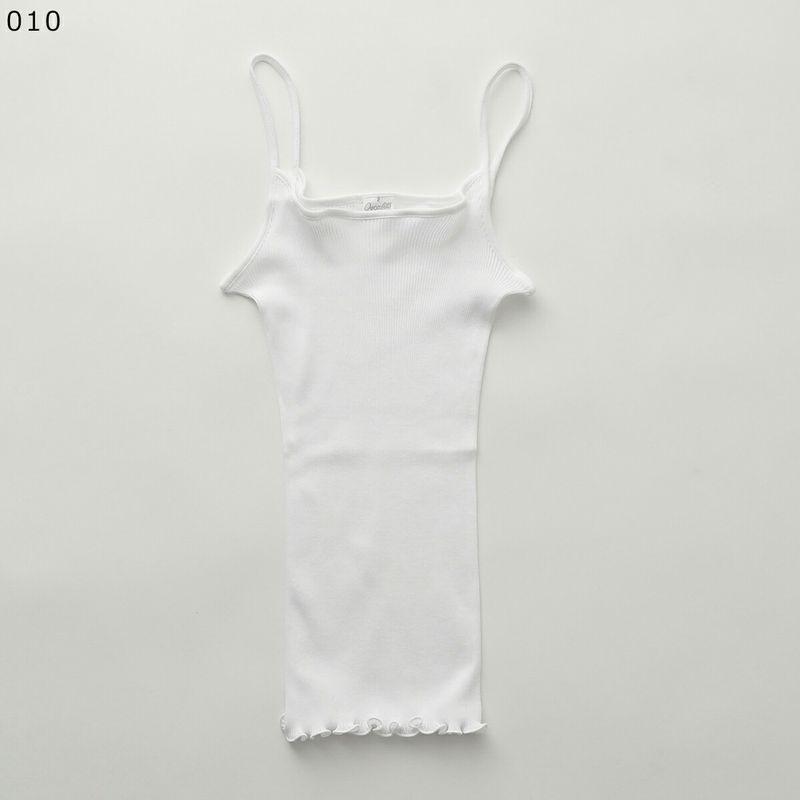 zimmerli ヅィメリー キャミソール　白　S オスカリート OSCALITO（オスカリート） キャミソール 3120 レディース リブ
