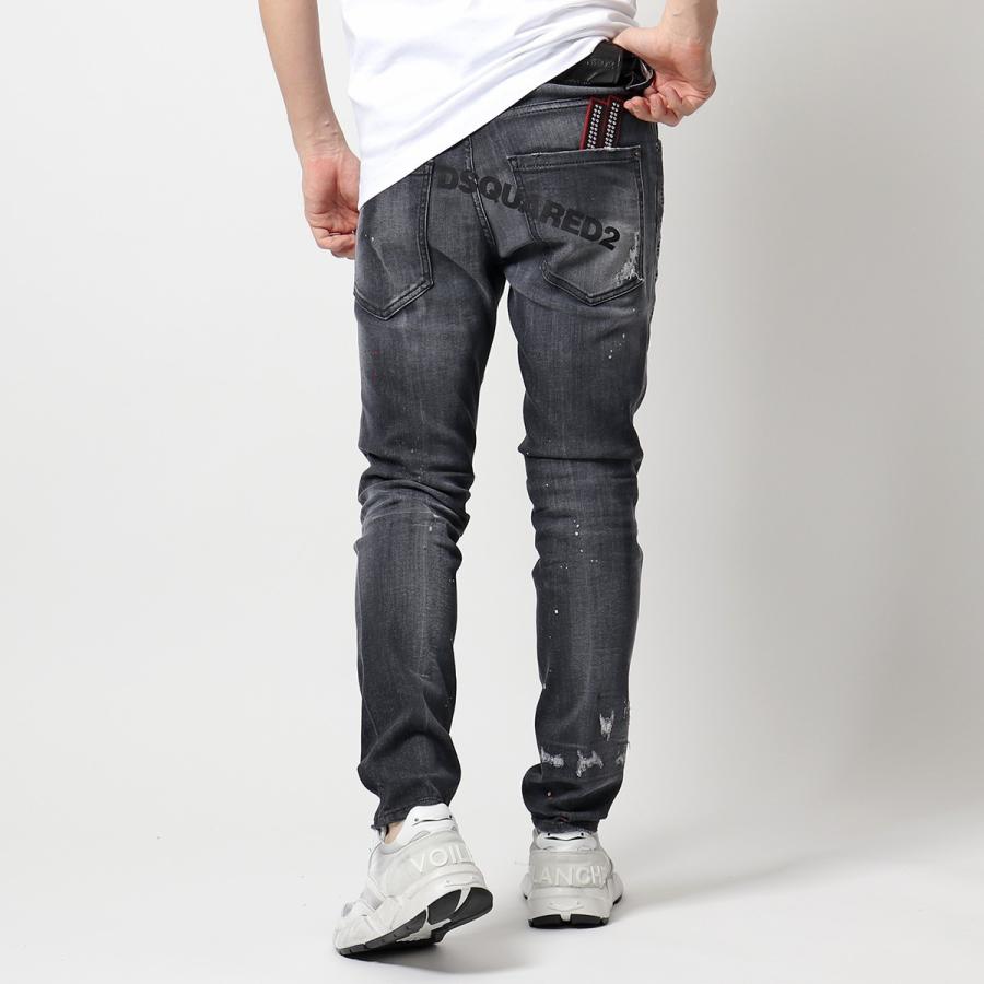 DSQUARED2 ディースクエアード S74LB0926 S30503 Studded Trash Black 