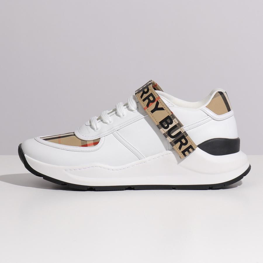 BURBERRY バーバリー ナイロン＆レザーユニオンスニーカー メンズ40 