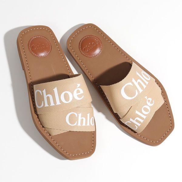 Chloe クロエ CHC19U18808 WOODY ウッディ フラットミュール サンダル ロゴバンド 靴 275/Soft-Tan レディース  :330508503:インポートセレクト musee - 通販 - Yahoo!ショッピング