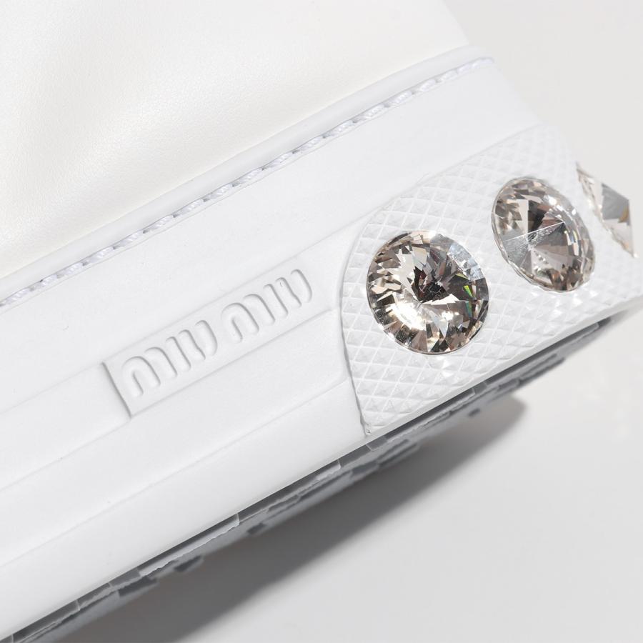 miu MIUMIU ミュウミュウ 5E643C 3KEX レザー ジャガードロゴ miu MIUMIU ミュウミュウ 5E643C 3KEX レザー ジャガードロゴ