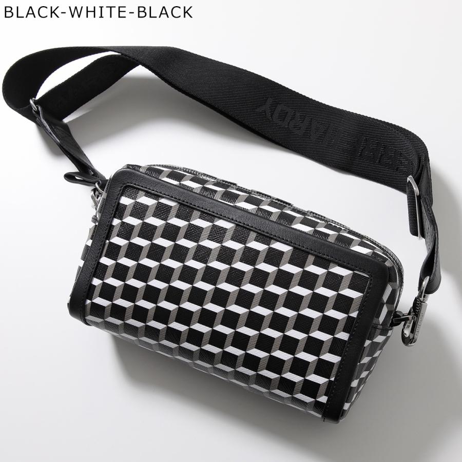 【美品】ピエールアルディ カメラバッグ キューブ 総柄 レザー ブラック レッド 美品】ピエールアルディ カメラバッグ キューブ 総柄 レザー