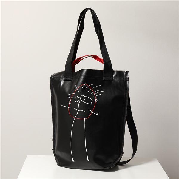 Plan C プランシー SHCBB04S11 TU001 MEDIUM PRINTED SHOPPER CO