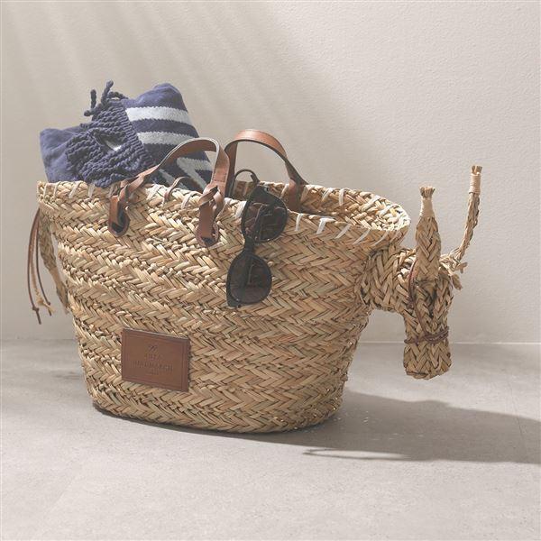 ANYA HINDMARCH アニヤハインドマーチ 155229 Large Donkey Basket カゴバッグ かご バスケット