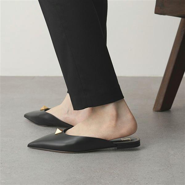 ヴァレンティノガラヴァーニのフラットミュール36.5(23.5センチ)