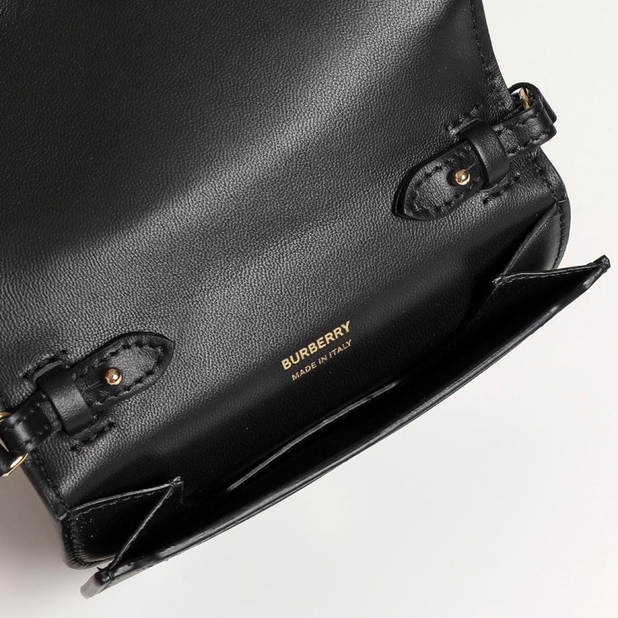 Burberry バーバリー レザー オリンピアカードケース ウィズ デタッチャブルストラップ ショルダーバッグ マイクロバッグ A11 Black メンズ インポートセレクト Musee 通販 Yahoo ショッピング
