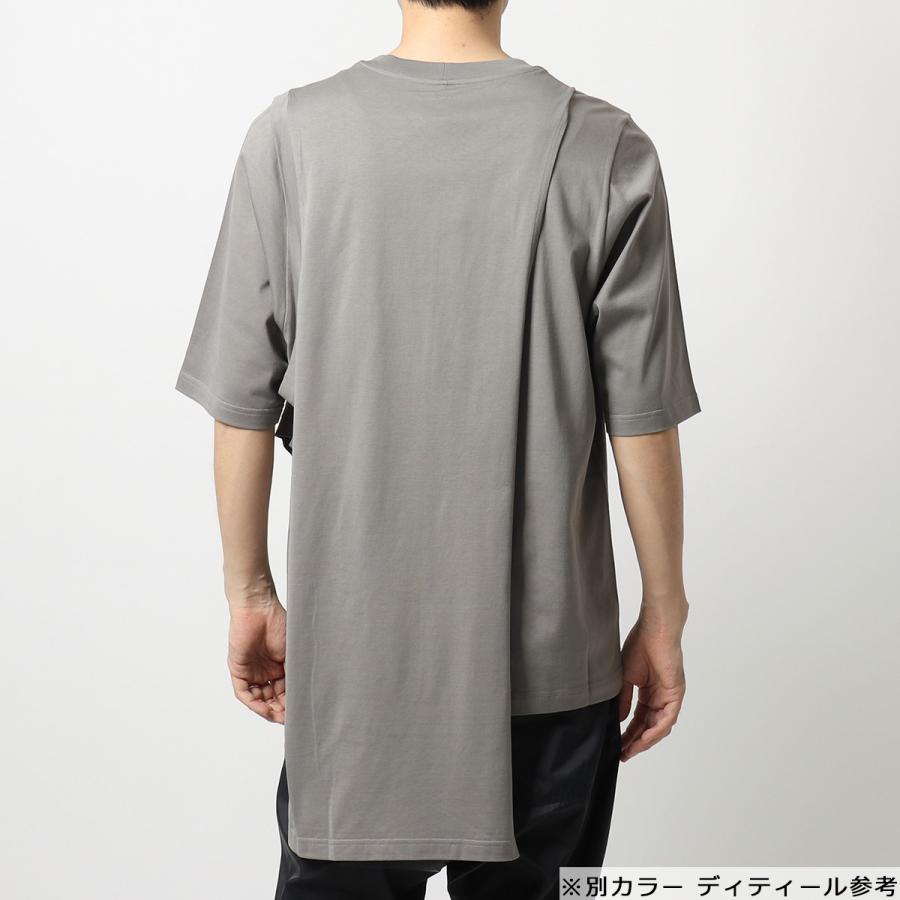 Rick Owens Champion リックオウエンス チャンピオン コラボ CM21S0012 216766 クルーネック 半袖 レイヤード  Tシャツ カットソー 09/BLACK メンズ