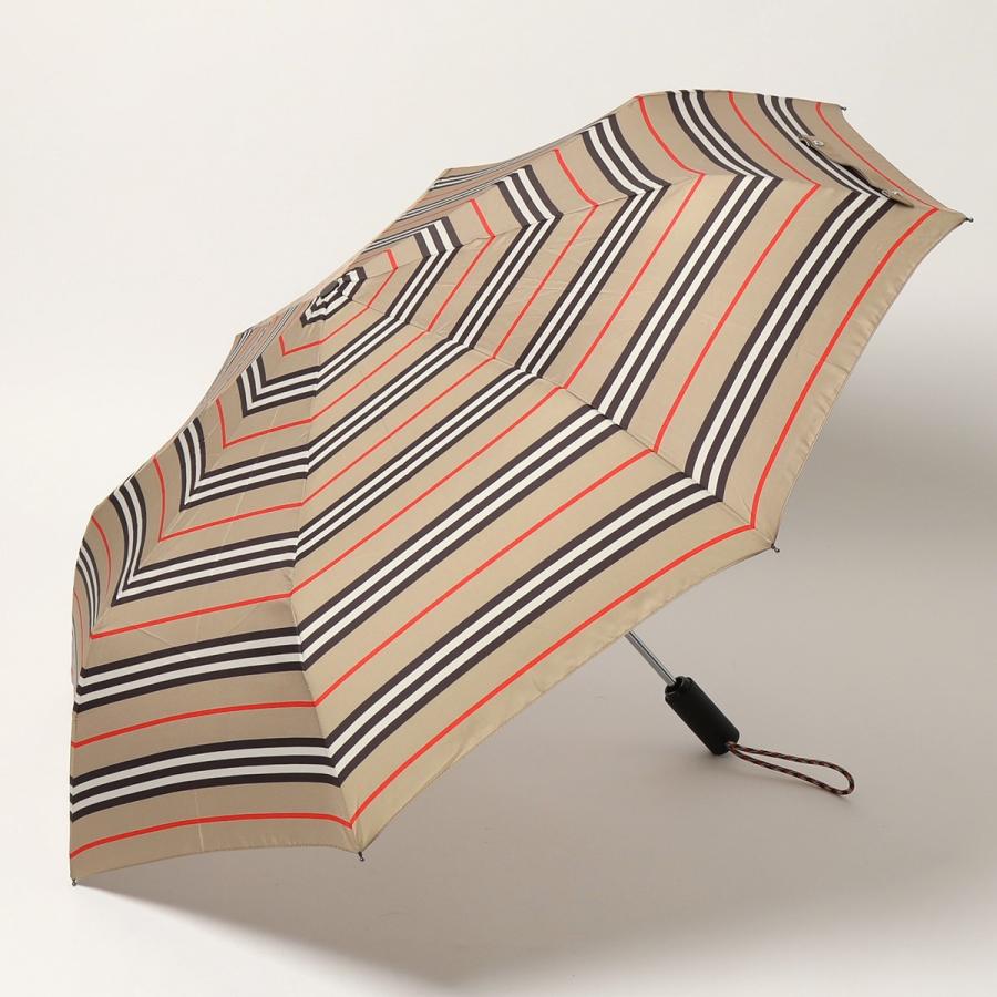 BURBERRY バーバリー 8035652 ストライプ アンブレラ 折り畳み傘 雨具 