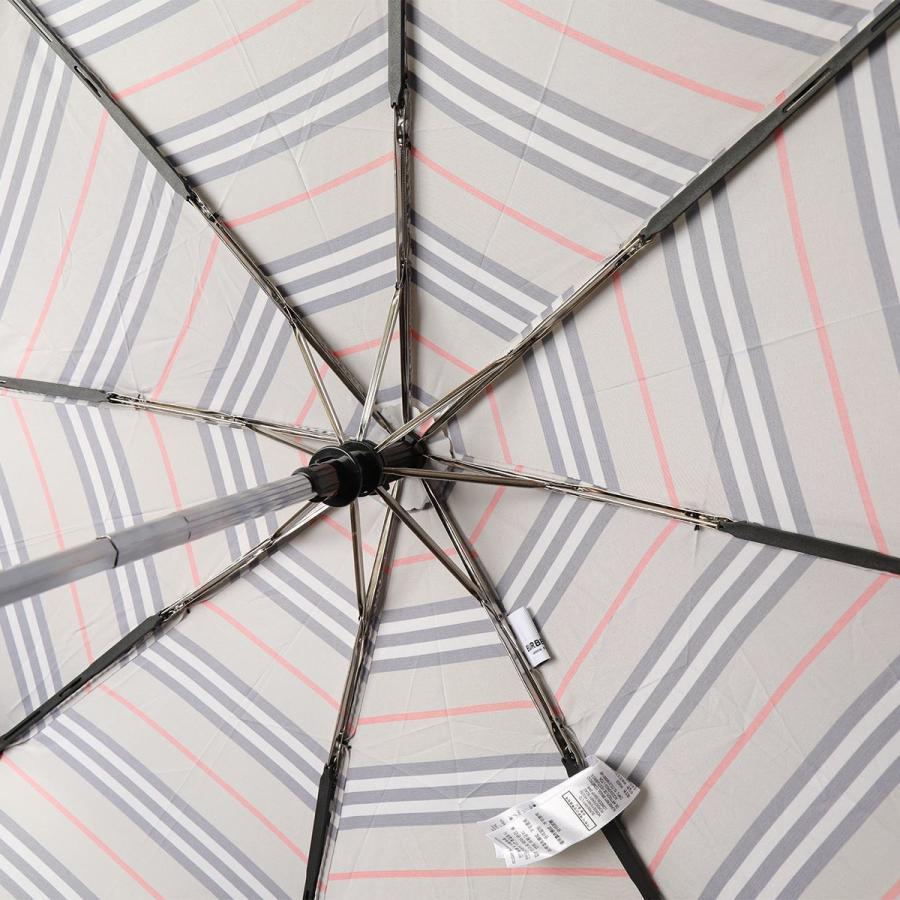 BURBERRY バーバリー 8035652 ストライプ アンブレラ 折り畳み傘 雨具 