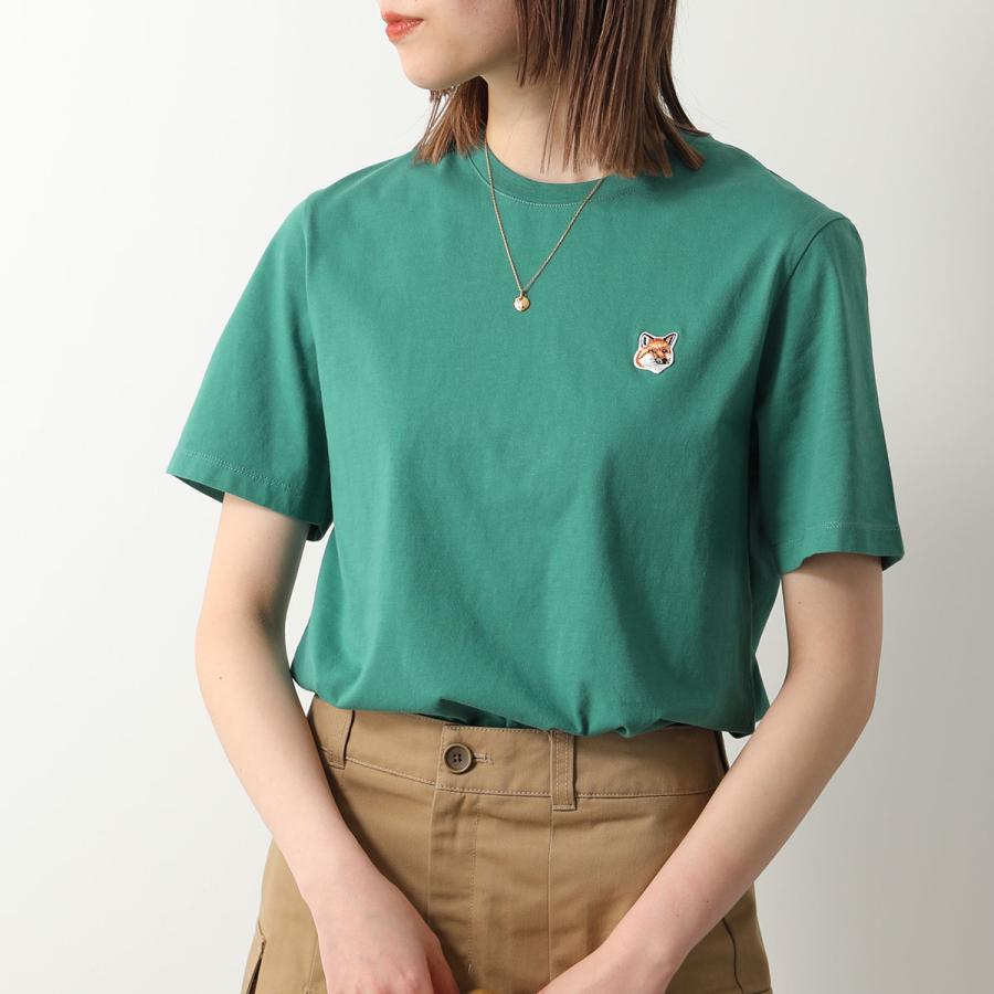 MAISON KITSUNE メゾンキツネ 半袖 Tシャツ LM00104KJ0008 レディース クルーネック カットソー FOX刺繍 丸首 カラー7色｜s-musee｜20