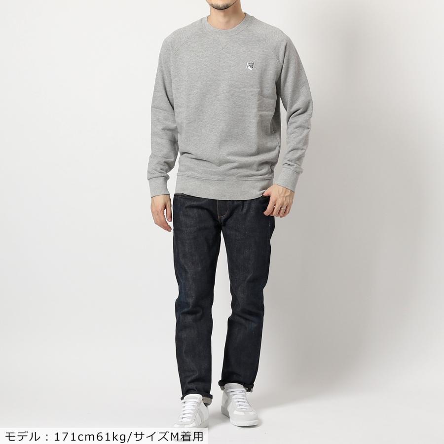 MAISON KITSUNE メゾンキツネ トレーナー GM00333KM0002 GREY FOX HEAD PATCH CLASSIC メンズ クルーネック 長袖 スウェット カラー3色｜s-musee｜05