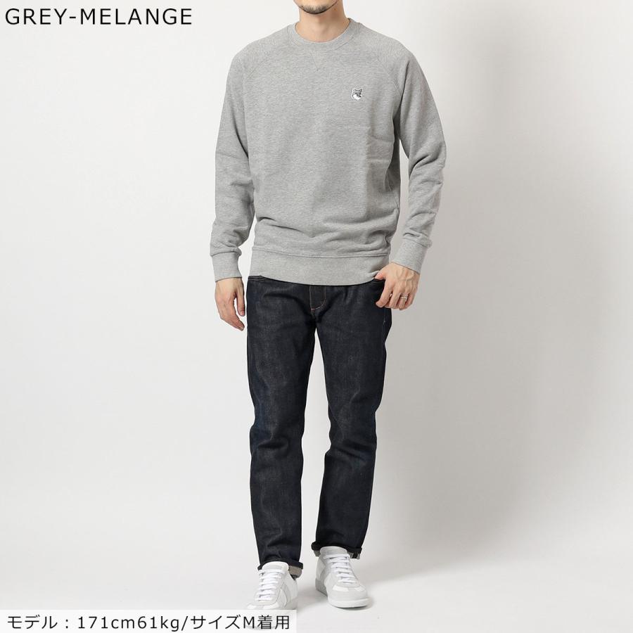 MAISON KITSUNE（メゾン キツネ） スウェットシャツ GREY FOX HEAD