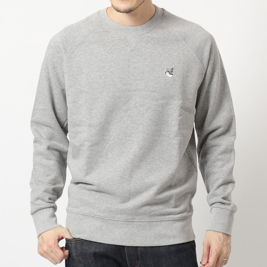 MAISON KITSUNE（メゾン キツネ） スウェットシャツ GREY FOX HEAD