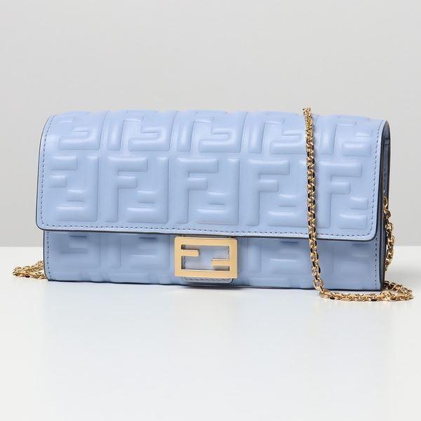 FENDI フェンディ 8M0365 AAJD 二つ折り長財布 クロスボディ ウォレット ショルダーバッグ FFロゴ FFバックル F1CCB