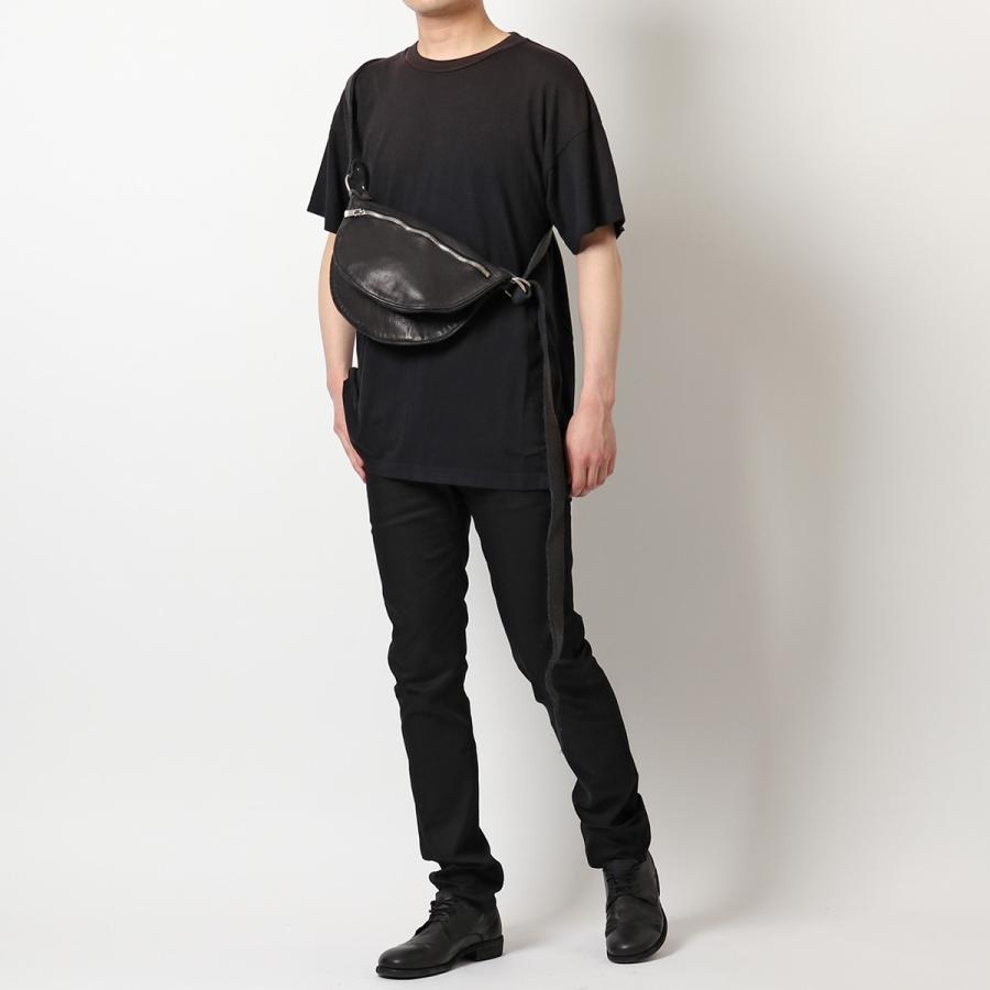GUIDI グイディ Q90 soft horse full grain LEATHER FOLDED BELT BAG 