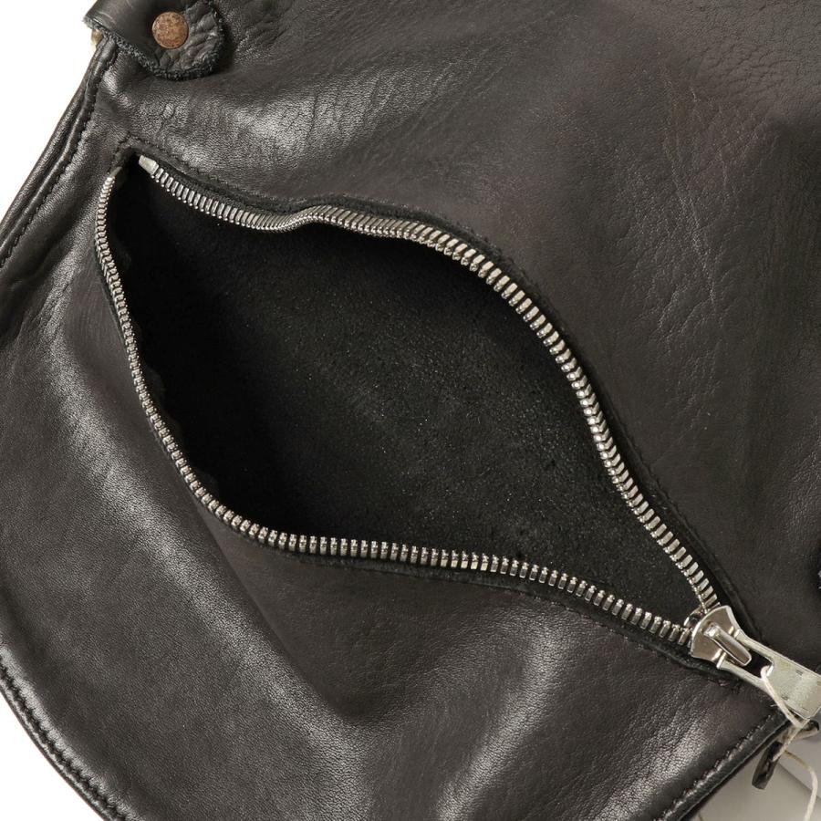GUIDI グイディ Q90 soft horse full grain LEATHER FOLDED BELT BAG 