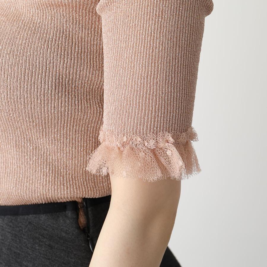 RED VALENTINO レッドヴァレンティノ KC07E 5US リブニット カットソー 