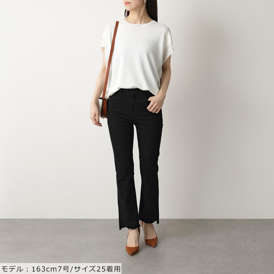 MOTHER マザー 1157-180 THE INSIDER CROP STEP FRAY デニム ストレッチ パンツ カットオフ レイヤーカット ジーンズ NTG-NOT-GUILTY レディース｜s-musee｜03