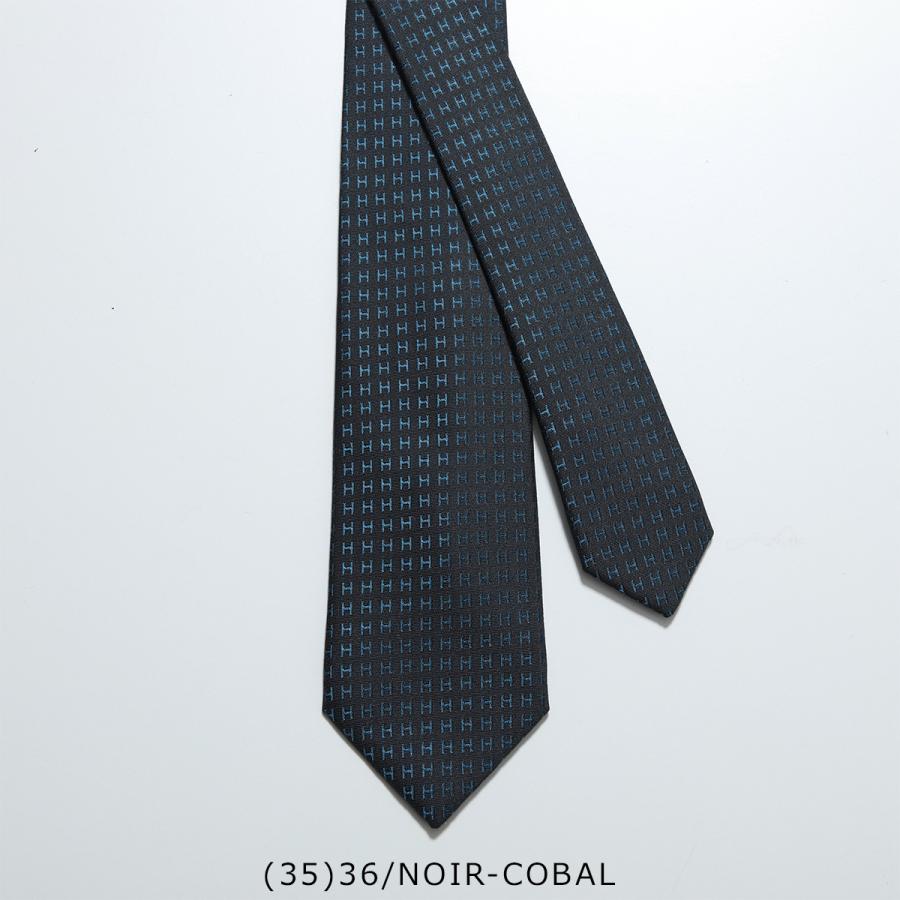 HERMES エルメス ネクタイ CRAVATE FACONNEE 038188T 036321T 032288T 036322T メンズ フランス製 シルク H織りタイ ニューH ファソネH H柄 カラー20色の画像