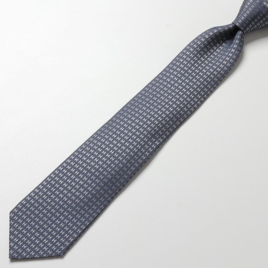 HERMES エルメス ネクタイ CRAVATE FACONNEE 038188T 036321T 032288T 036322T メンズ フランス製 シルク H織りタイ ニューH ファソネH H柄 カラー20色の画像
