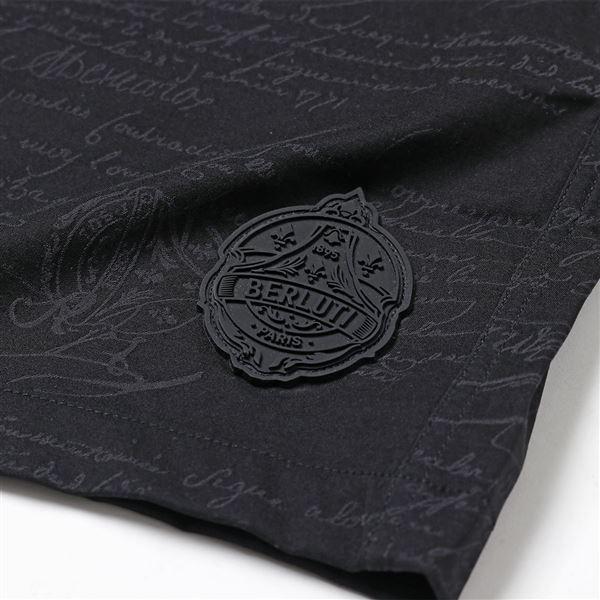 Berluti ベルルッティ R20MAU01-001 ショートパンツ ロゴ 水陸 Berluti ベルルッティ R20MAU01-001 ショートパンツ ロゴ 水陸