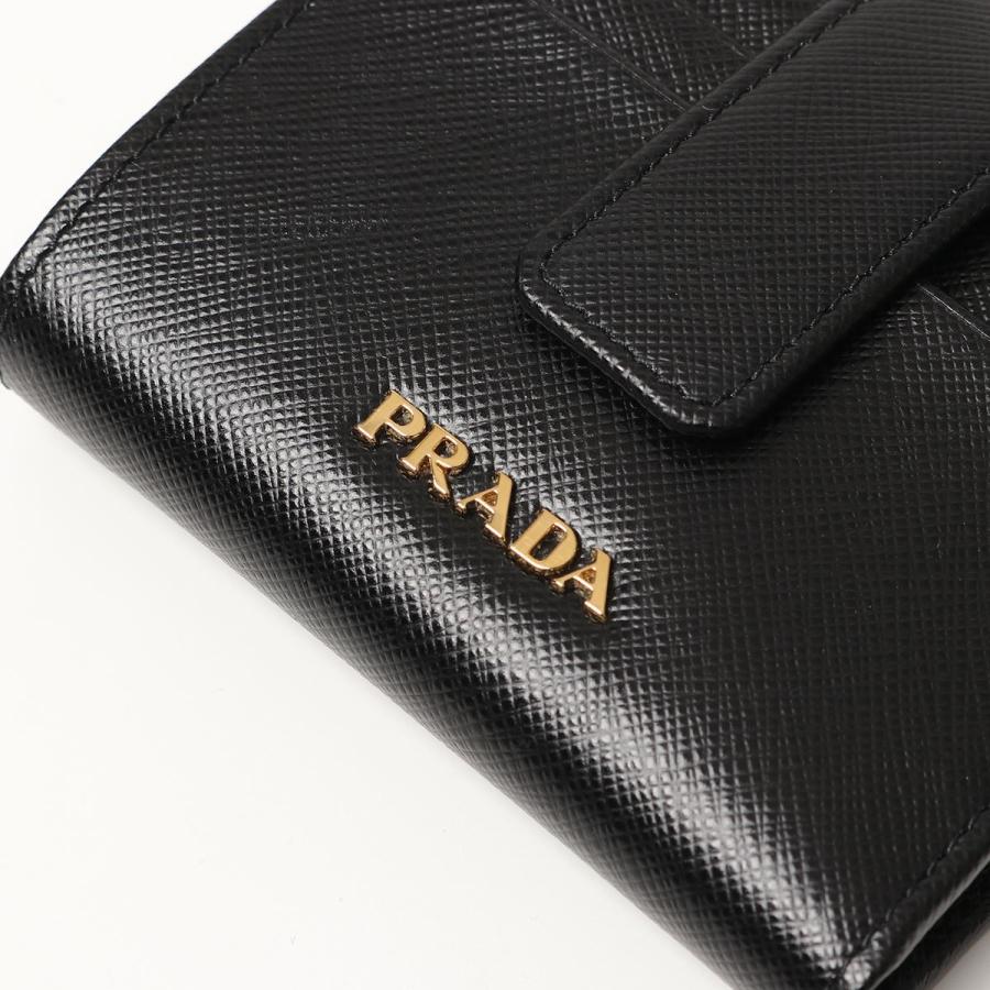 PRADA プラダ 1ML047 QWA サフィアーノレザー 二つ折り財布 ミニ PRADA プラダ 1ML047 QWA サフィアーノレザー 二つ折り財布 ミニ