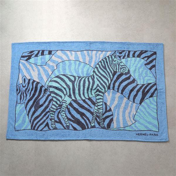 HERMES 日本限定カラー シマウマ大判ビーチタオル