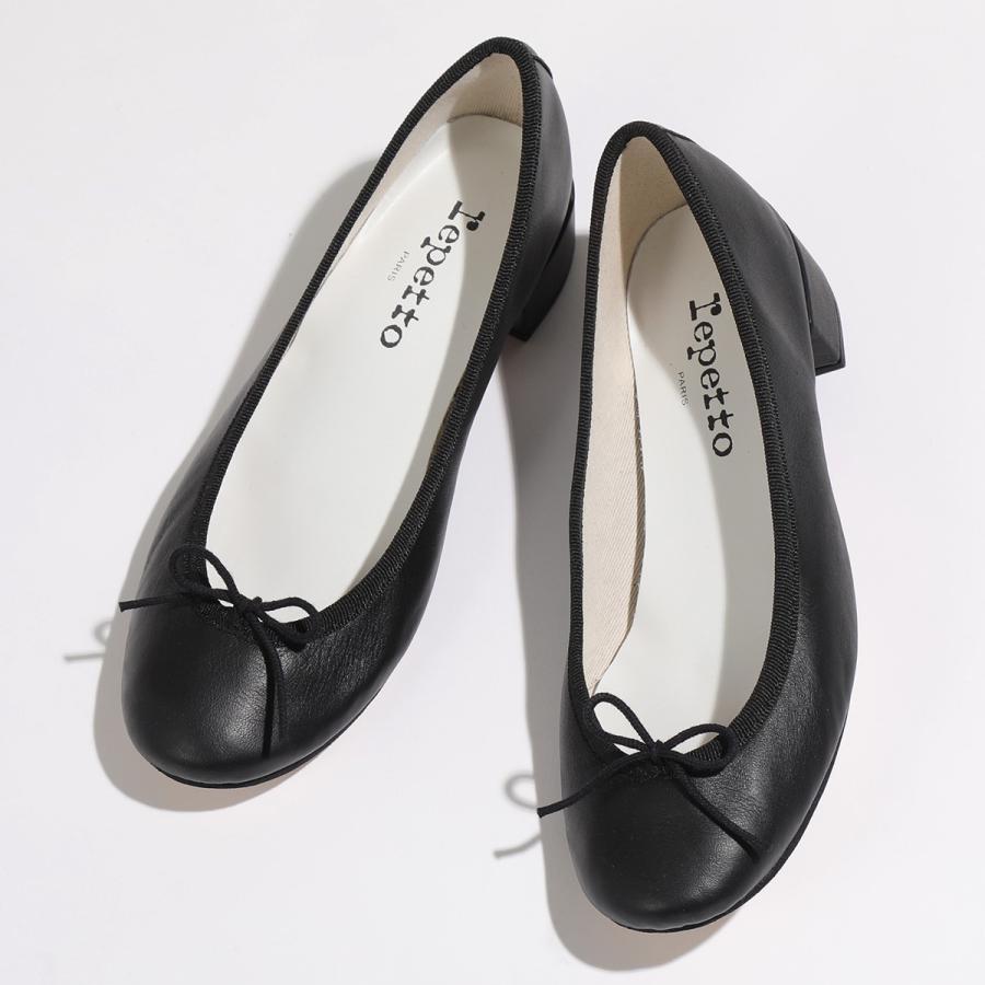 repetto レペット バレエシューズ Camille Ballerinas カミーユ V511VE レディース バレリーナ レザー パンプス 3.0cmヒール 靴 410/Noir【NEW SIZE】｜s-musee｜06