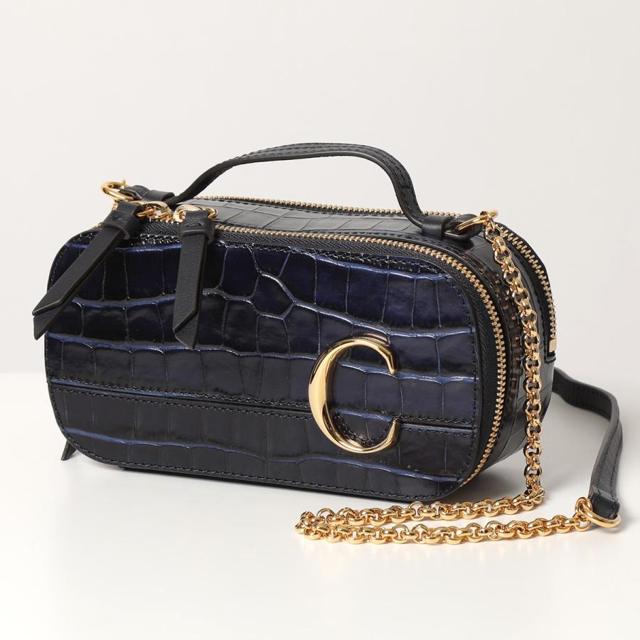 Chloe】Chloe C 2WAY☆ クロコダイル型押し ミニバッグ