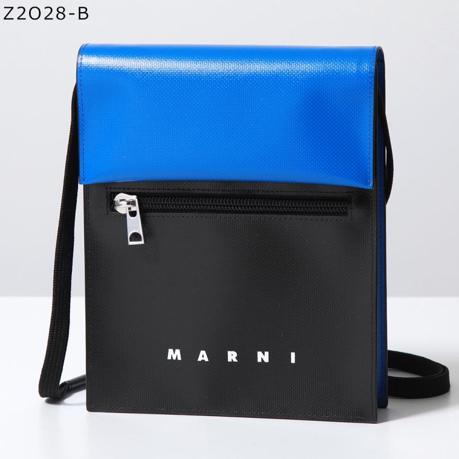 MARNI ブルー＆ブラック TRIBECAショルダーバッグ MARNI ブルー＆ブラック TRIBECAショルダーバッグ 【公式通販】