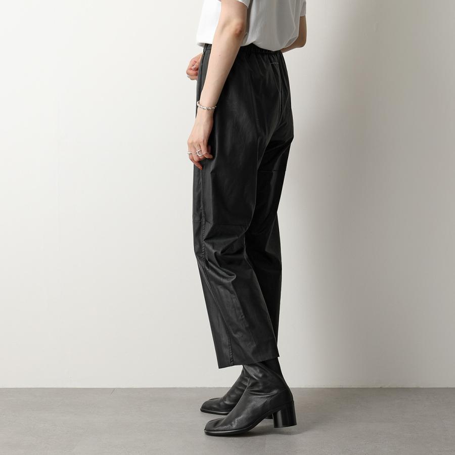 MM6 メゾンマルジェラ フェイクレザーパンツ ドレープ 38 42 中古・古着通販】MM6 Maison Margiela (エムエムシックスメゾン