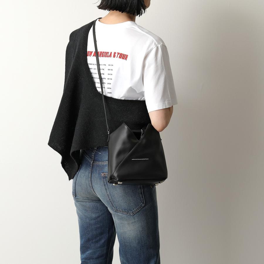 MM6 エムエムシックス 【美品】S54WD0106 ジャパニーズ レザー MM6 並行輸入品 エムエムシックス マルジェラ JAPANESE CROSS BODYBAG