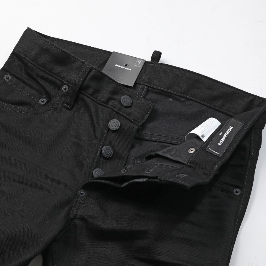 DSQUARED2 ディースクエアード S71LB0980 S30564 Black Bull Skater Jeans スケータージーンズ デニム ボタンフライ スリム スキニー 900 メンズ DSQUARED2 ディースクエアード S71LB0980 S30564 Black Bull Skater Jeans スケータージーンズ デニム ボタンフライ スリム スキニー メンズ