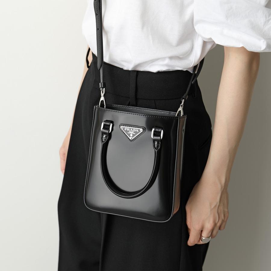 PRADA プラダ 1BA331 OOO ZO6 レザー スモール トートバッグ