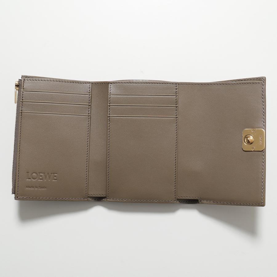 LOEWE ロエベ  三つ折り財布 C821S33X01 C821S33X07 C821S33X12 ANAGRAM SMALL VERTICAL WALLET レディース アナグラム カラー11色の画像