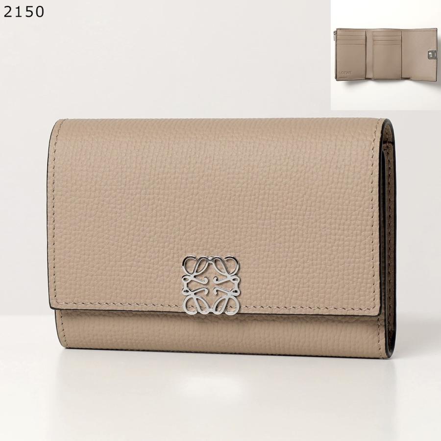 LOEWE ロエベ  三つ折り財布 C821S33X01 C821S33X07 C821S33X12 ANAGRAM SMALL VERTICAL WALLET レディース アナグラム カラー11色の画像