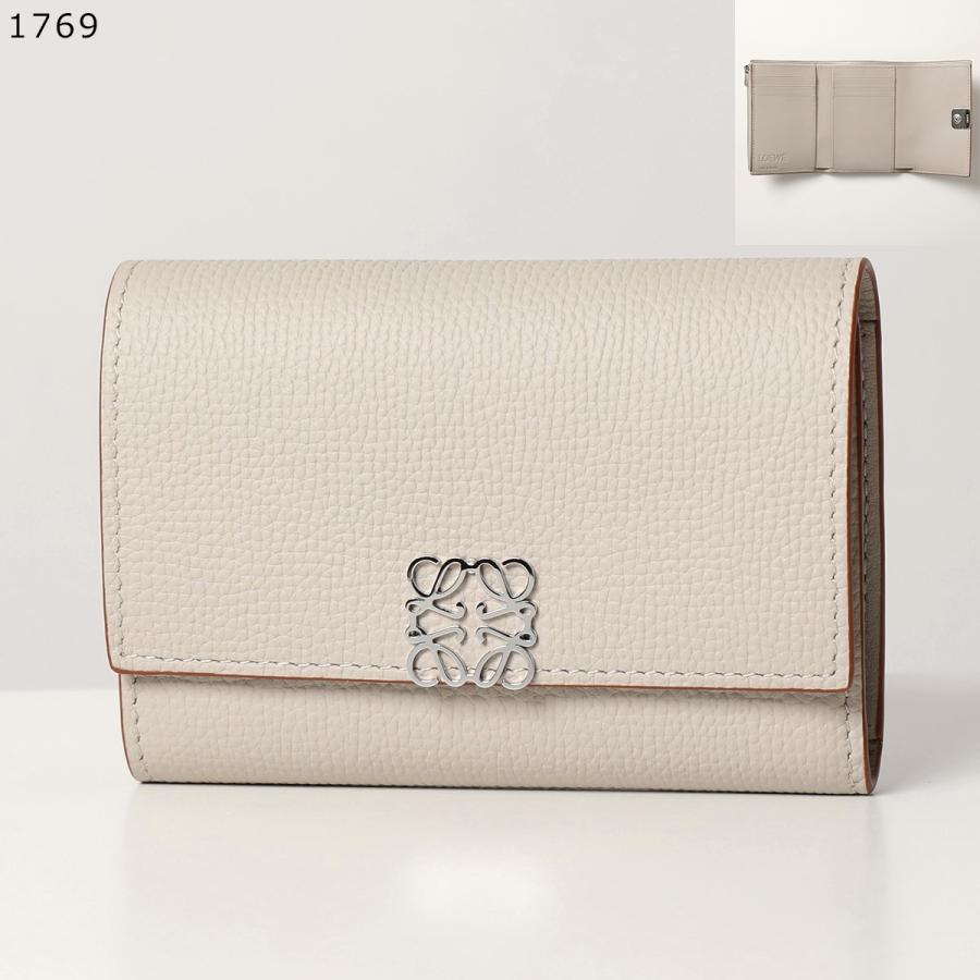 LOEWE ロエベ  三つ折り財布 C821S33X01 C821S33X07 C821S33X12 ANAGRAM SMALL VERTICAL WALLET レディース アナグラム カラー11色の画像