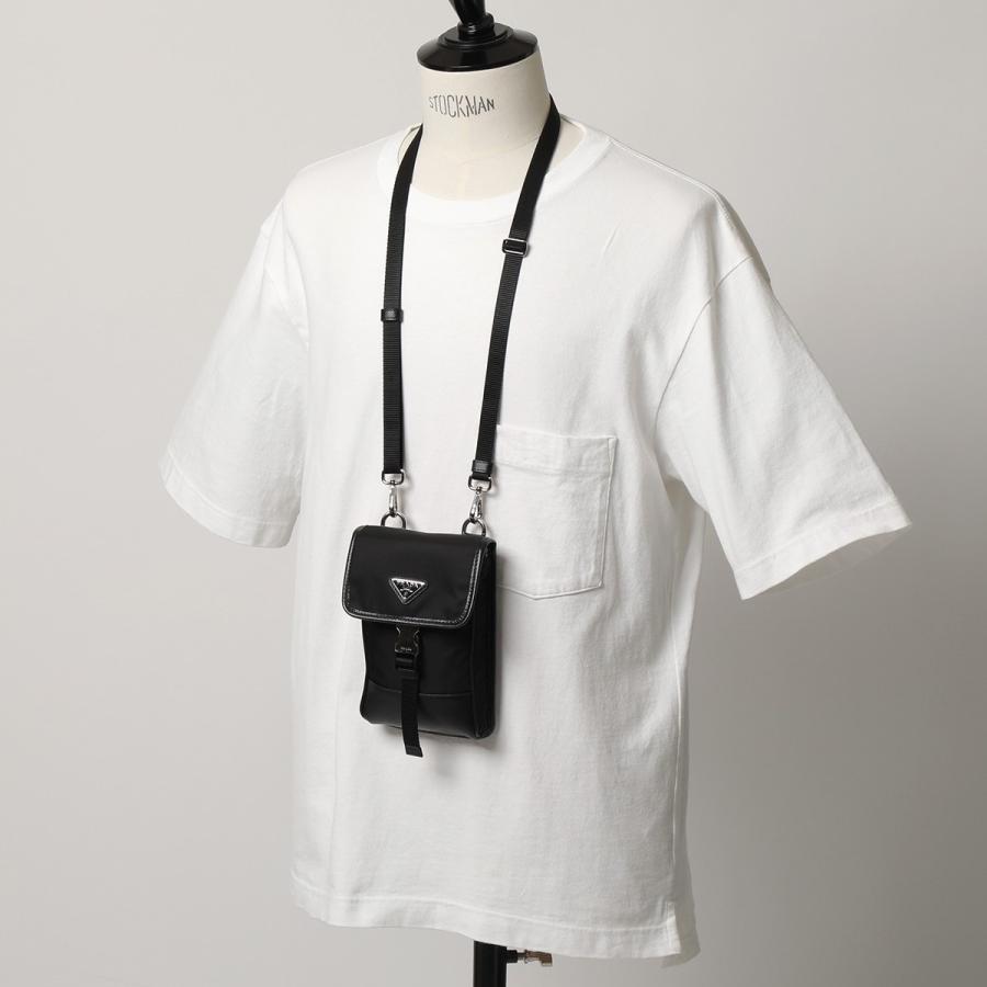 最大88%OFFクーポン PRADA ネックストラップスマホケース 黒 asakusa