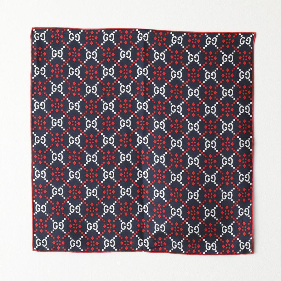 GUCCI グッチ 548870 4G001 シルク スカーフ ポケットチーフ GUCCI グッチ 548870 4G001 シルク スカーフ ポケットチーフ